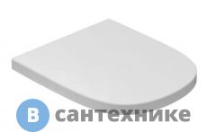 Сиденье GLOBO Stockholm для унитазов LAS02/LAS03/LA001/LAB01/LAB02, цвет белый/хром (микролифт) (LAR20BI)