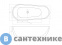 картинка Ванна акриловая Ceruttispa MIMI150 (1500x750x560) отдельностоящая, со сливом-переливом (CT11289)