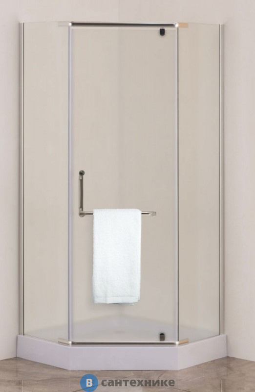 Душевой уголок Agger A03-090MCR 90х90х210 пятиугольный, с поддоном