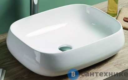 картинка Раковина Art & MAX накладная AM-78102, белый, 560х420х145