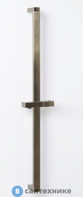 Стойка для душа WasserKRAFT A048 79 см нержавеющая сталь, ABS-пластик, покрытие светлая бронза