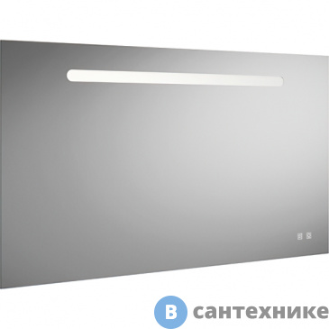картинка Зеркало Burgbad Fiumo со светодиодной подсветкой, выключателем, подогревом и USB розеткой 120х70х30 мм (SIIX120)