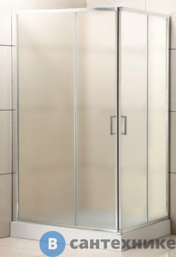 картинка Душевой уголок BelBagno UNO-195-AH-2-100/90-P-Cr 1000x900x1950, без поддона