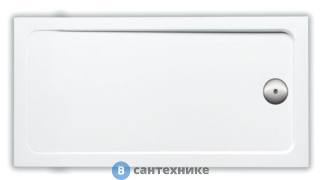 Душевой поддон Jacob Delafon FLIGHT E62453-00 акриловый, без бортиков, без сифона /140х80х4/ (бел)