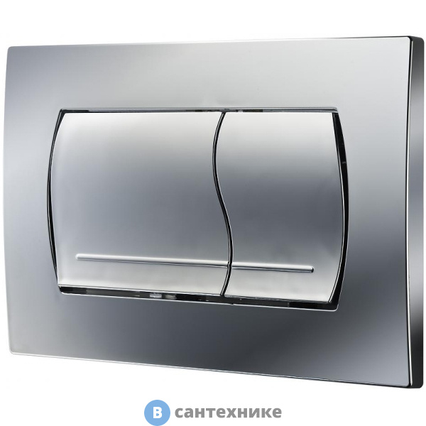 Клавиша смыва Roca ACTIVE 52B 8901150B2 две кнопки, механическое, хром матовый