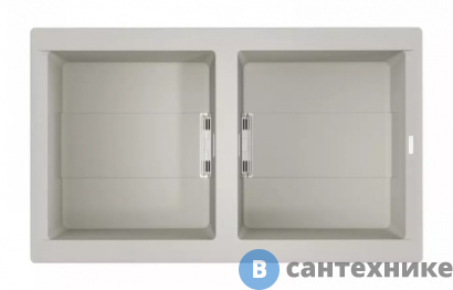 картинка Кухонная мойка OMOIKIRI Banzen 86-2-WH белый (4993317)