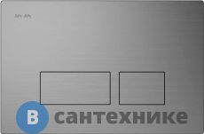 Клавиша смыва AM.PM I047031 Pro S для инсталляции пневматическая, пластик, матовый никель