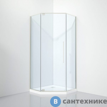 картинка Душевое ограждение Black&White S815 CC (1000х1000х1950), без поддона