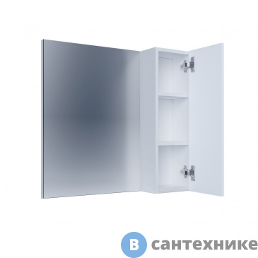 картинка Шкаф-зеркало Grossman НЕО-50 см универсал. белый (205021)