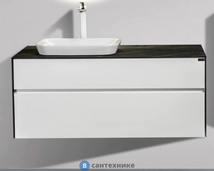 Тумба с раковиной Black&White U907.1200 (1200x525x506)