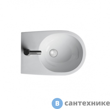 картинка Биде подвесное AXA DP 8402001 505х360 мм, 1-отв. под смеситель, White Glossy