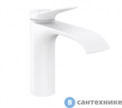 картинка Смеситель Hansgrohe 75020700 Vivenis для раковины, белый матовый