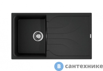 картинка Кухонная мойка OMOIKIRI Yasugata 86-BL черный (4993868)