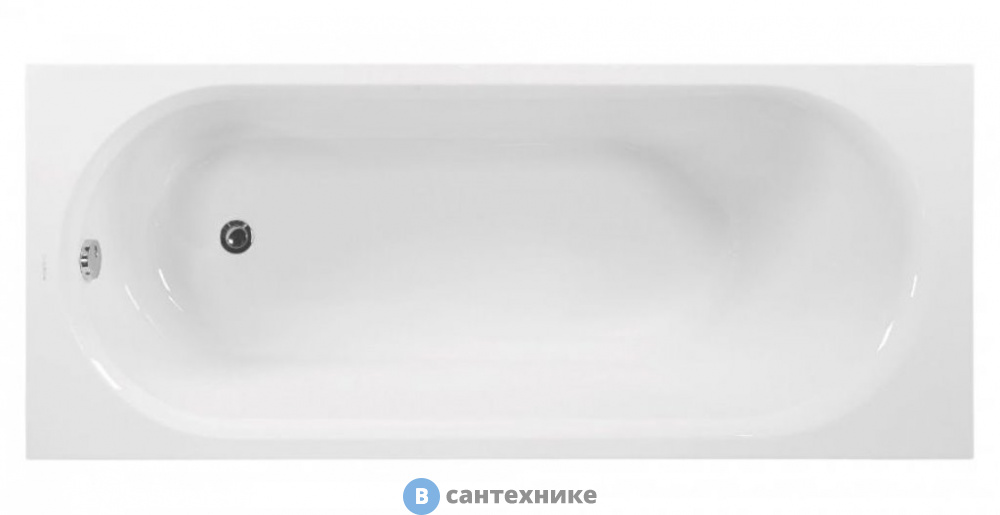 Акриловая ванна Vagnerplast KASANDRA 165 (VPBA165KAS2X-04), без каркаса и сифона