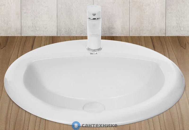 Раковина WELTWASSER DEILBACH 6001 врезная (510х425х180)