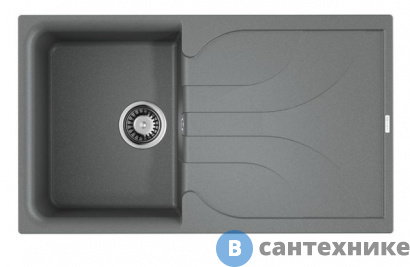 картинка Кухонная мойка OMOIKIRI Yasugata 86-GR grey (4993546)