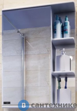 картинка Зеркало СанТа Ника-500 фацет лев. (101084)