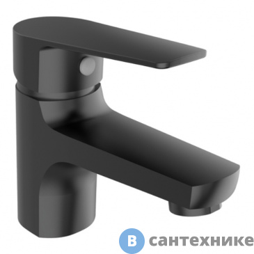 картинка Смеситель Orange Loop M26-021b однозахватный для раковины чёрный