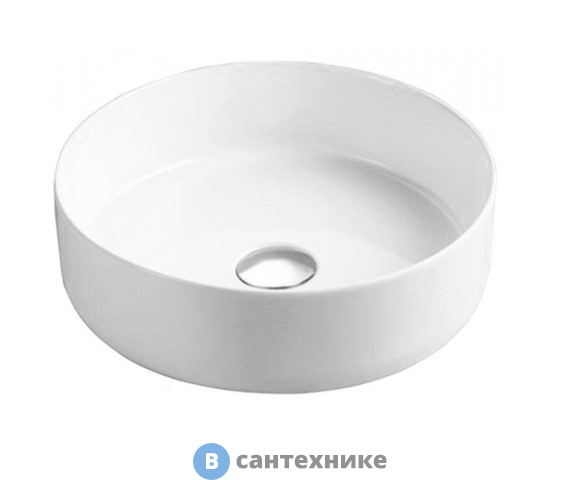 Раковина AZARIO AZ-3134 накладная глянец (бел) 355*355*120 мм