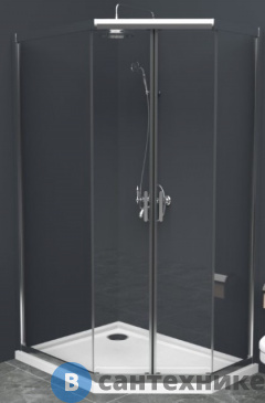 картинка Душевой уголок BelBagno UNO-195-PH-2-120/90-C-Cr 1200x800x1950, без поддона