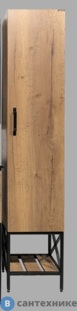 Шкаф-колонна Comforty Бредфорд-40 дуб темный