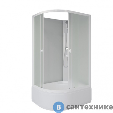 картинка Душевая кабина Niagara Promo P100/80/40R/MT/BK (1000х800х1950) 