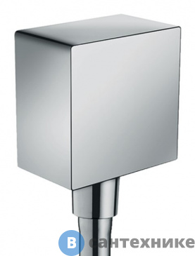 картинка Шланговое подсоединение Hansgrohe 26455000 Fixfit Square