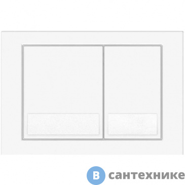 картинка Смывная клавиша Veconi SQUARE VFS001WH (белый)