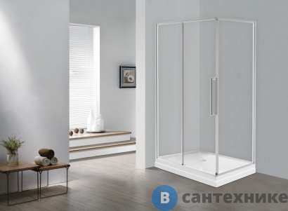 картинка Душевое ограждение ESBANO ESS-108PS-C хром, без поддона