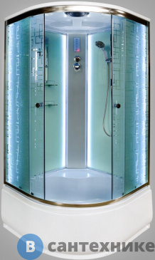 картинка Душевая кабина Deto ЕМ4510 LED (1000*1000*2200)