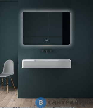 картинка Зеркало Vincea VLM-3BE800-2 800х600 c сенсорным выключателем и диммером, антизапотевание