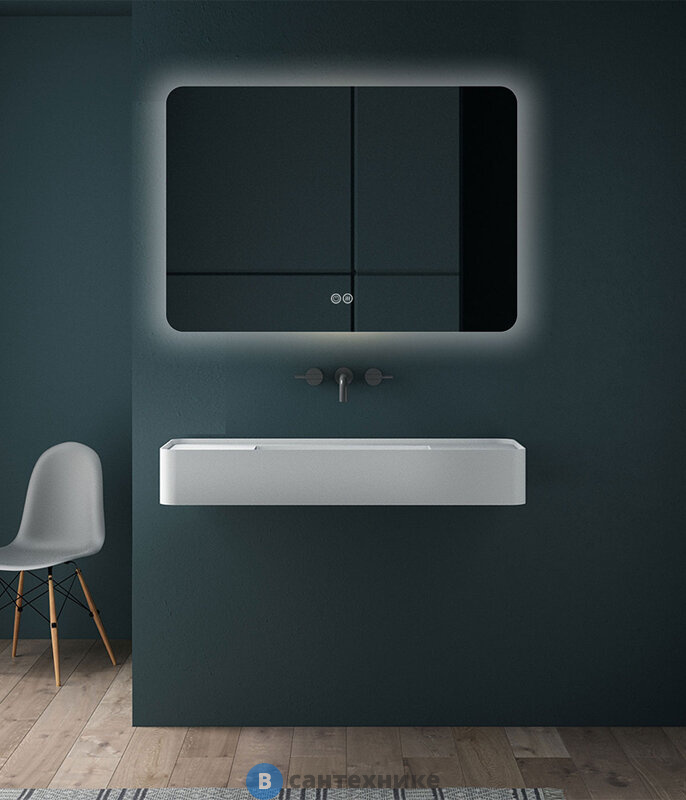 Зеркало Vincea VLM-3BE800-2 800х600 c сенсорным выключателем и диммером, антизапотевание