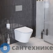 Унитаз подвесной Ambassador Ritz 233K19004RS (475*360*350) безободковый, без сиденья