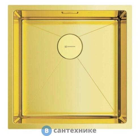 Кухонная мойка OMOIKIRI Taki 44-U/IF-LG нерж.сталь/светлое золото (4973520)