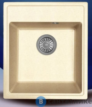 картинка Кухонная мойка Dr. Gans Оливия 420, дюна СМс (25.150.B0420.402)