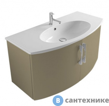 картинка Тумба под раковину GLOBO 4ALL подвесная 2 дверки.98х48 (MDMA10Y Canapa Opaco 135)