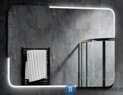 картинка Зеркало Континент Raison Led 800х600 (ЗЛП485)