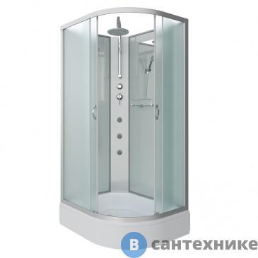 картинка Душевая кабина Niagara NG-33194-14LBKTG (1100х900х2150)