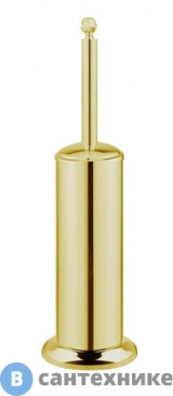 картинка Щетка Cezares APHRODITE-TBP-03/24-M для унитаза, напольная, Золото