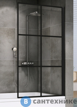 картинка Шторка на ванну ABBER Immer Offen AG72100B 100*140