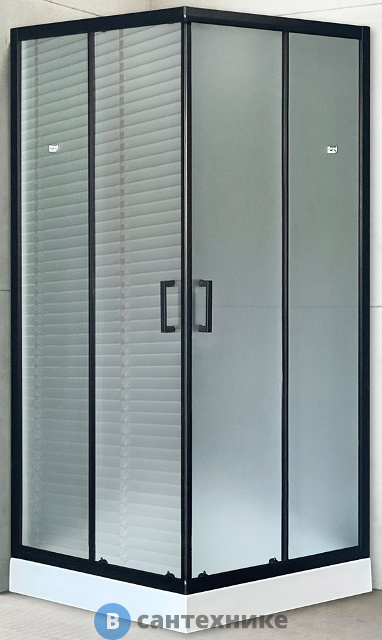 Душевой уголок Royal Bath RB 80HP-C-BL 800x800x2000 (матовое) (RB80HP-C-BL)