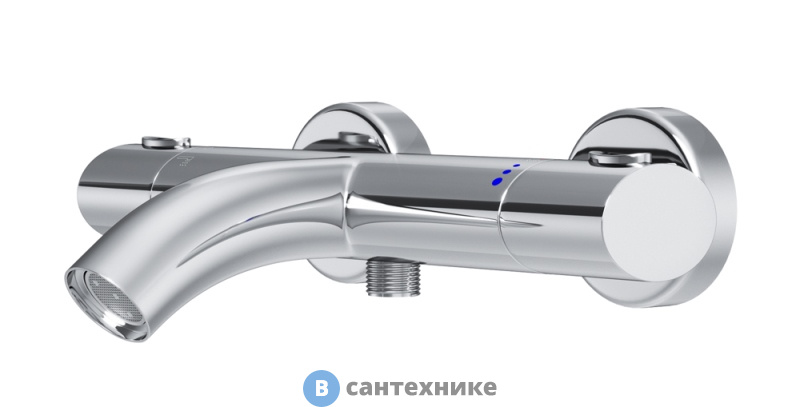 Смеситель AM.PM Sense F7550064 д/ванны/душа с термостатом, хром
