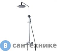 Душевая стойка Bravat F6125183CP-A2-RUS со смесителем для ванны Opal R