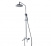 Душевая стойка Bravat F6125183CP-A2-RUS со смесителем для ванны Opal R