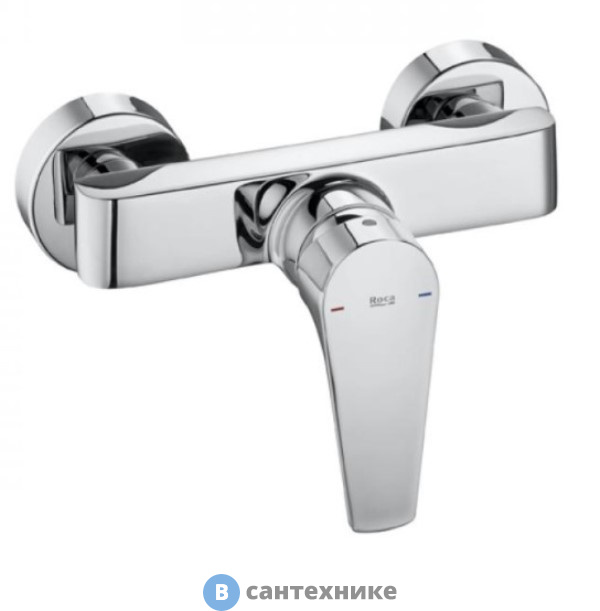 Смеситель Roca ATLAS 75A2190C0M для ванны/душа с автоматическим переключателем /21,7х17,3/ (хром)