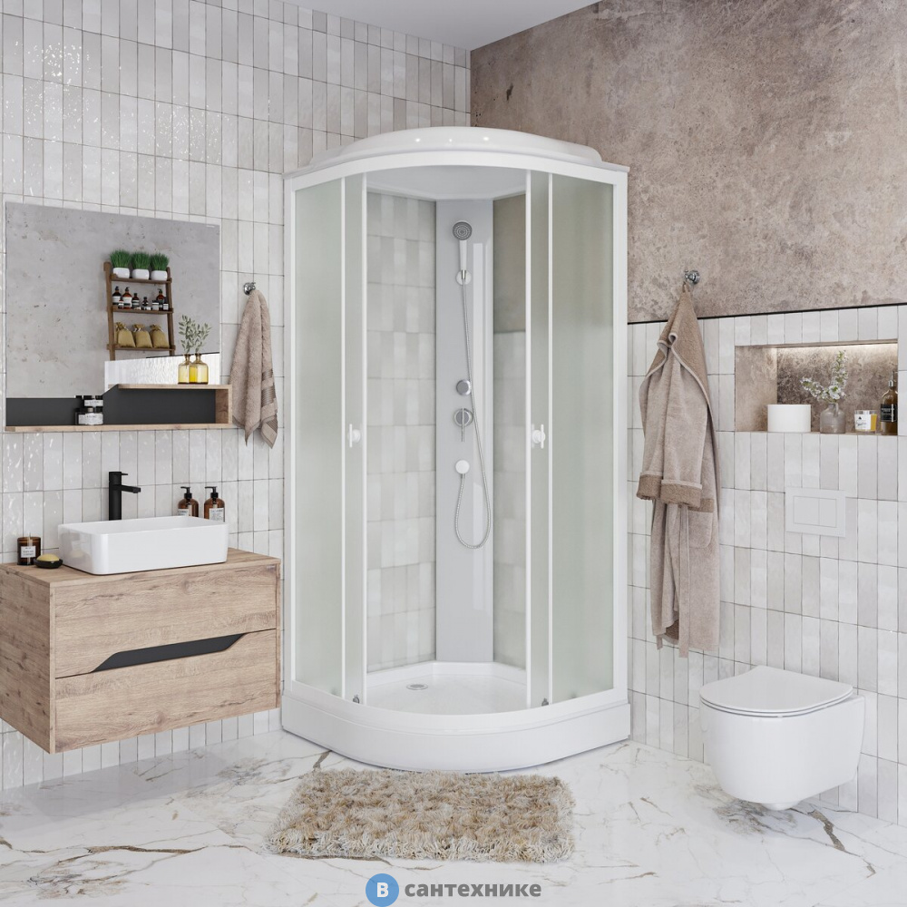 Душевая кабина Niagara Promo P100/13/MT (100х100х215)