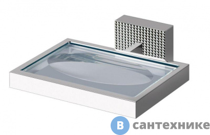 картинка Мыльница Cezares PRIZMA-SODD-NOP подвесная, стекло матовое, чёрный матовый