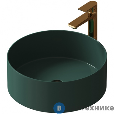 картинка Раковина Grossman GR-3013OLM (400*400*120) светло зеленый матовый