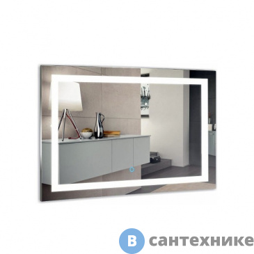 картинка Зеркало AZARIO Ливия 800*600 сенсор выкл (ФР-00000942)