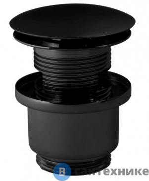 картинка Донный клапан Paffoni ZSCA050NO чёрный матовый